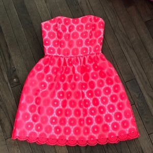 Lilly Pulitzer strapless dress